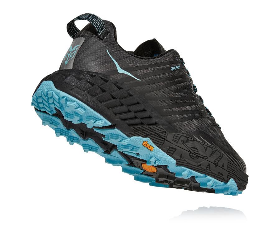 Tenis Trail Hoka One One Feminino Pretas - Speedgoat 4 Gore-Tex - 674-OVUPYI